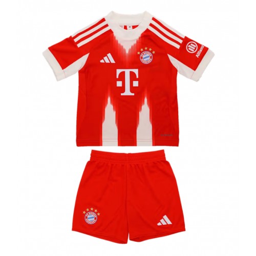 Stroje piłkarskie Bayern Munich Koszulka Podstawowej dla dzieci 2025-26 Krótki Rękaw (+ szorty)